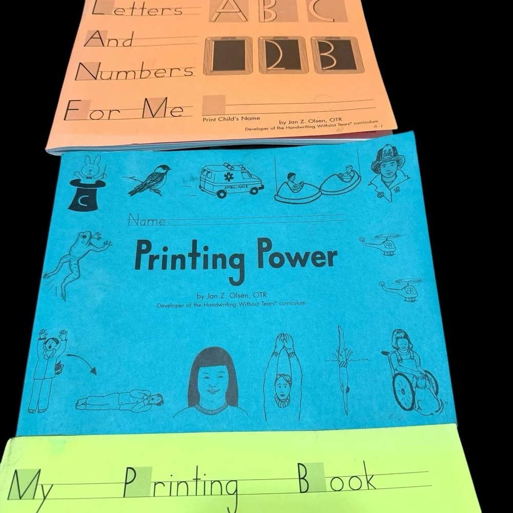 Lot Of 3 Handwitting Without Tears Series By‎ Jan Z Olsen Workbooks NEW!